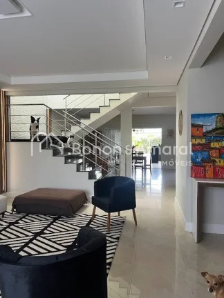Imagem Sobrado alto padrão à venda no Condomínio Figueira Branca, em Paulínia/SP. 

 O imóvel possui t...