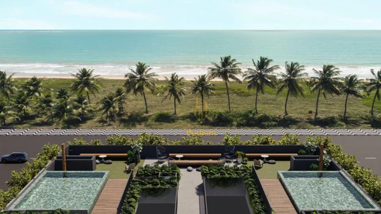 Imagem Apartamentos com varanda / sacada de frente para o mar da praia de Intermares - AP1038