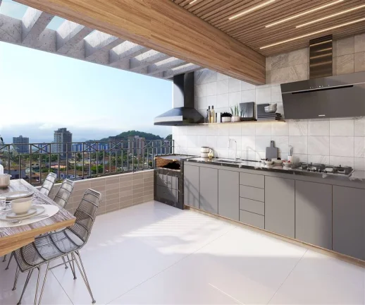 Imagem APARTAMENTO COM 149.32 m² - FORTE - PRAIA GRANDE SP