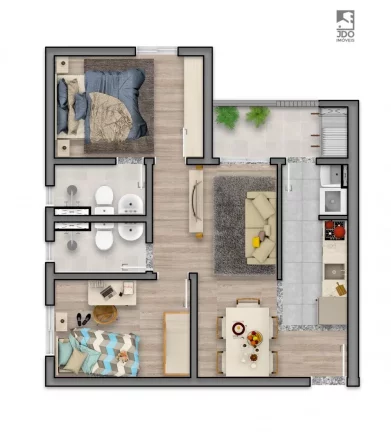 Imagem Apartamento a Venda no bairro Santa Quiteria - Curitiba, PR