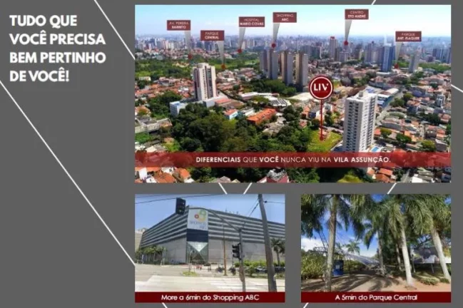 Imagem Apartamento para Venda em Santo André, Vila Eldizia, 2 dormitórios, 1 banheiro, 1 vaga