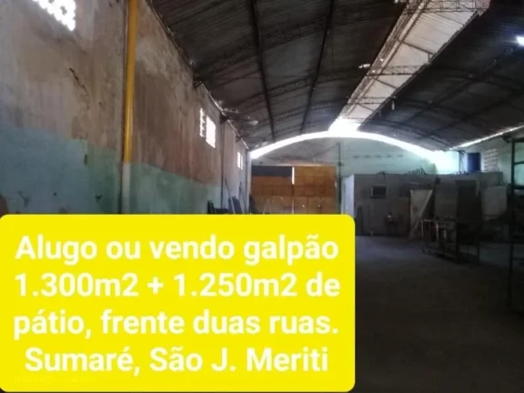 Imagem Galpão para Venda em SÃO JOÃO DE MERITI, JARDIM SUMARÉ