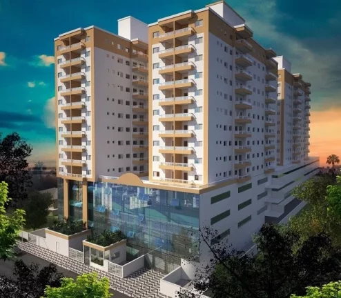 Imagem Apartamento com 2 dorms, Boqueirão, Praia Grande - R$ 391.800,00, Cod: 1562