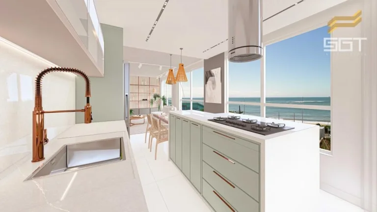 Imagem Lançamento com vista panorâmica do mar em Balneário Piçarras - Apartamentos com 3 Suítes no bairro Itacolomi em Piçarras/SC a venda com Adriano Carpes Imóveis