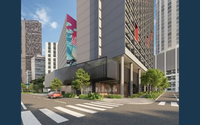 Imagem Studio em frente ao edifício Copan - 25,59M², Academia, SPA, Lavanderia.
