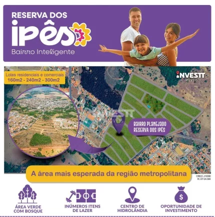 Imagem Reserva dos Ipês - Terrenos à venda em Hidrolândia/GO