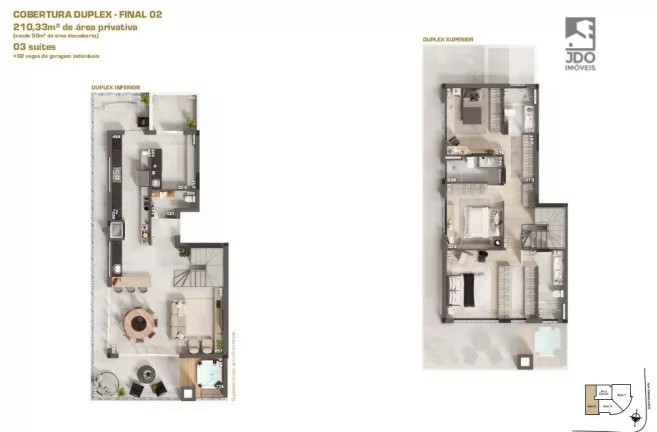 Imagem Cobertura Duplex a Venda no bairro Cristo Rei - Curitiba, PR