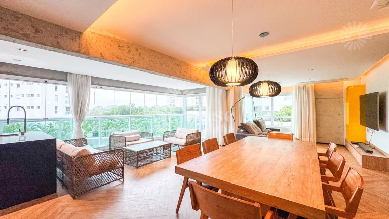 Imagem Apartamento mobiliado para alugar com 4 quartos e 4 vagas - 468m² - R$22.800 + despesas