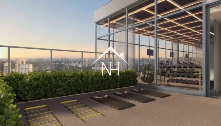 Imagem Studio em Pinheiros de 23m com terraço,piscina,sauna,bicicletário,fitness,pool bar,pet place,spa,lavanderia,quadra de areia,coorking,churrasqueira