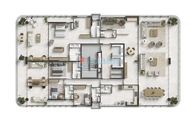 Imagem Apartamento à venda 3 Quartos 3 Suites 2 Vagas 172.94M Ipanema Rio de Janeiro - RJ | Vista Ipanema