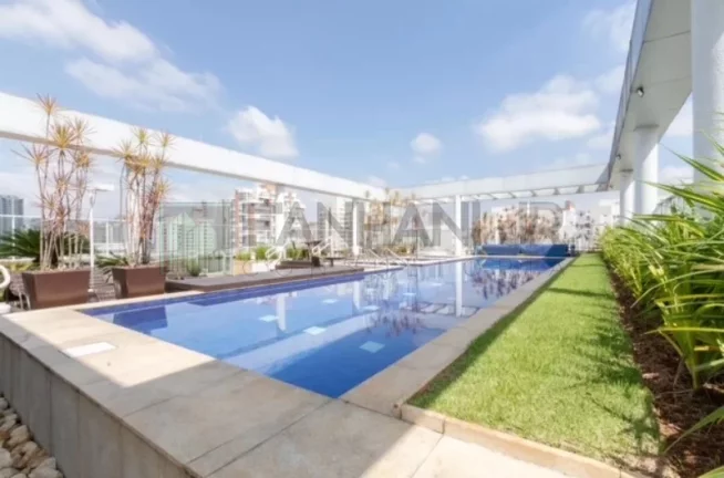 Imagem Apartamento para locação em São Paulo-SP, bairro Ibirapuera: 1 quarto, 1 suíte, 2 salas, 1 vaga de garagem, 37m².