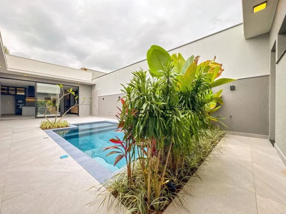 Imagem Modernidade e sofisticação casa térrea com escritório à venda, 211 m² por R$ 1.790.000 - Condomínio Fechado - Indaiatuba/SP
