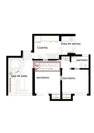 Imagem Apartamento à Venda em Vila Alexandria SP | 2 Dorms, 60m², R$378.500