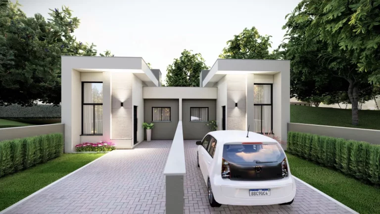 Imagem Linda Casa 3 Dormitórios 1 suíte em Excelente Localização do bairro Oeste com patio Frente Fundo