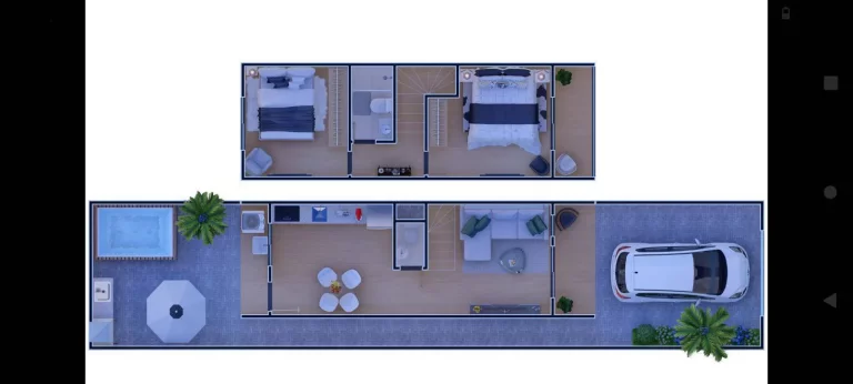 Imagem Residencial 2 quartos sendo uma suíte ARZU BLUE Leque Azul Magé - Mauá