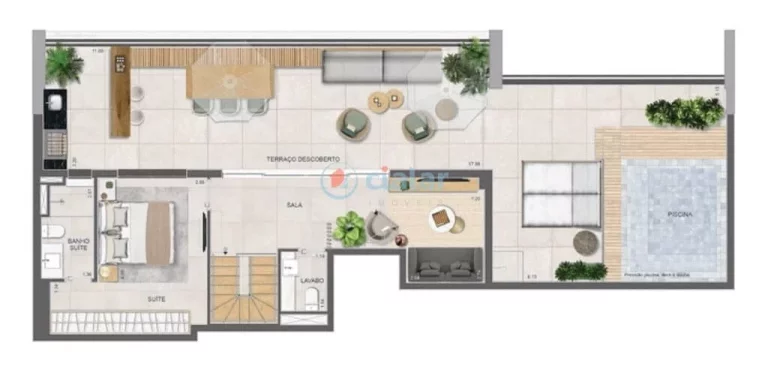 Imagem Cobertura Duplex à venda 3 Quartos 3 Suites 2 Vagas 238.07M Botafogo Rio de Janeiro - RJ | Nurban - Residencial