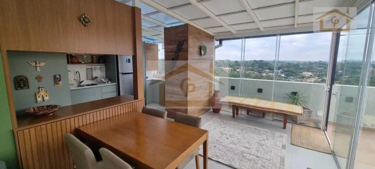 Imagem Sofisticação e linda Vista, Uma suíte + Um quarto (escritório), 2 vagas