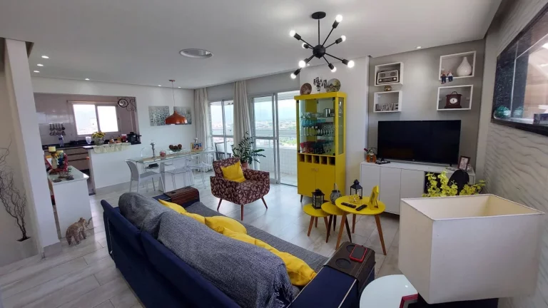 Imagem Cobertura com 3 dorms, Mirim, Praia Grande - R$ 900 mil, Cod: 2287