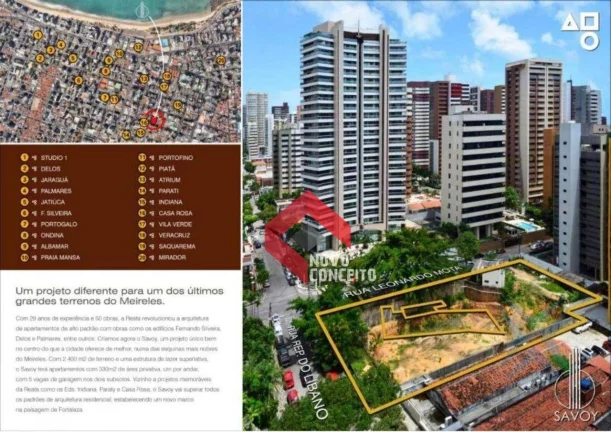 Imagem Apartamento à venda, 330 m² por R$ 2.880.000,00 - Meireles - Fortaleza/CE