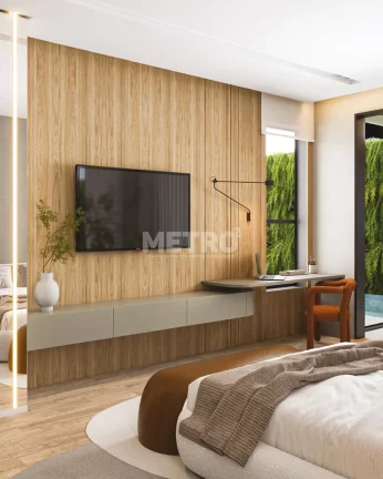 Imagem 3 Suítes, sendo a master ampla com closet e banheira, Piscina com ducha e deck