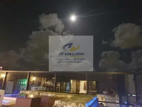 Imagem Vendo Cobertura Duplex com 311m², 5 suítes + DCE, piscina privativa com bar de apoio e 2 vagas
