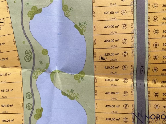 Imagem Lote fundo lago em condomínio fechado