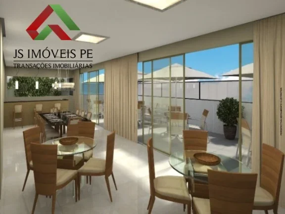 Imagem Flat de luxo para locação em Barra de Jangada, Jaboatão dos Guararapes-PE: 1 quarto, 1 sala, 1 banheiro, 1 vaga de garagem!