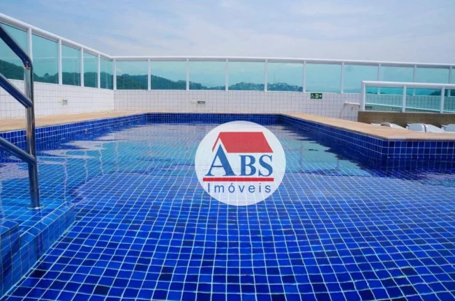 Imagem Apartamento com 2 dormitórios à venda, 70 m² por R$ 620.000 - Campo Grande - Santos/SP Lazer completo na cobertura