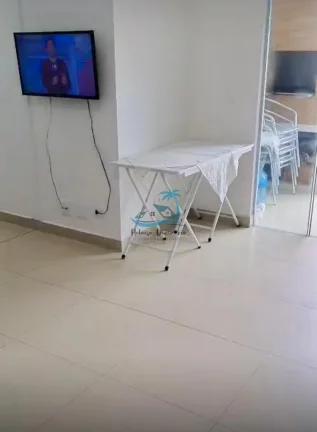 Imagem Apartamento a venda com 2 dormitórios e varanda gourmet no centro de Ubatuba.