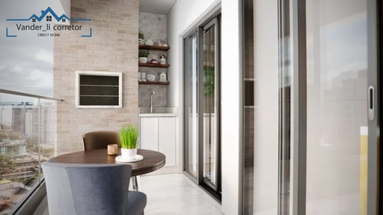 Imagem Apartamento à venda no Centro de Foz do Iguaçu-PR: 1 quarto, 1 banheiro, 1 vaga de garagem, 56,00m² de área.