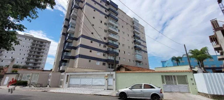 Imagem Apartamento com 2 dormitórios à venda, 54 m² por R$ 365.000,00 - Mirim - Praia Grande/SP
