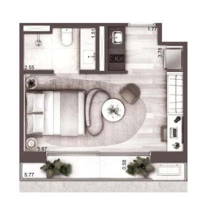 Imagem APARTAMENTO RESIDENCIAL em São Paulo - SP, Higienópolis
