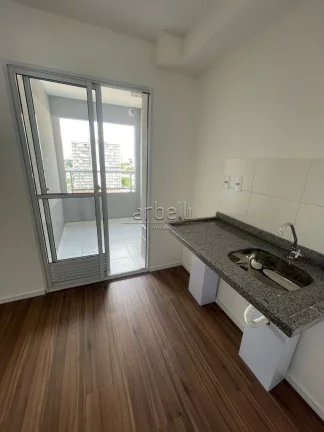 Imagem Apartamento com 2 dormitórios, sala conjugada com cozinha, varanda, banheiro, área de serviços, s...