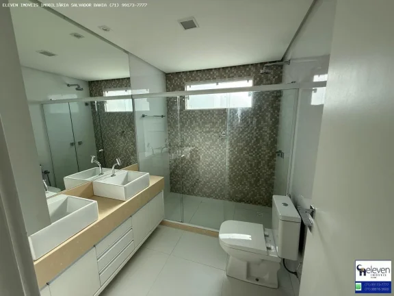 Imagem CASA DE LUXO LOCAÇÃO ANUAL SEM MÓVEIS  NO ALPHAVILLE 2 SALVADOR | 4 SUÍTES COM 4 VAGAS 