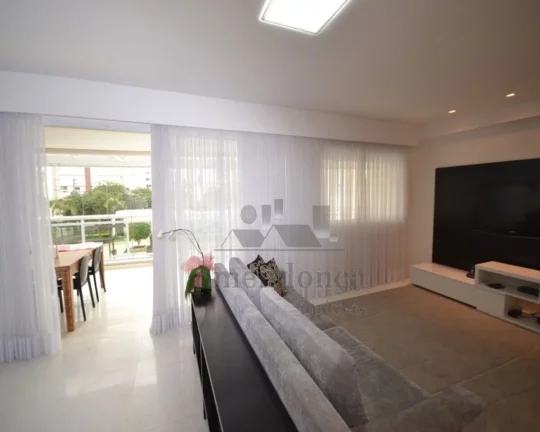 Imagem Apartamento com living para 3 ambientes, terraço gourmet, lavabo, 3 suítes, copa, cozinha, área d...