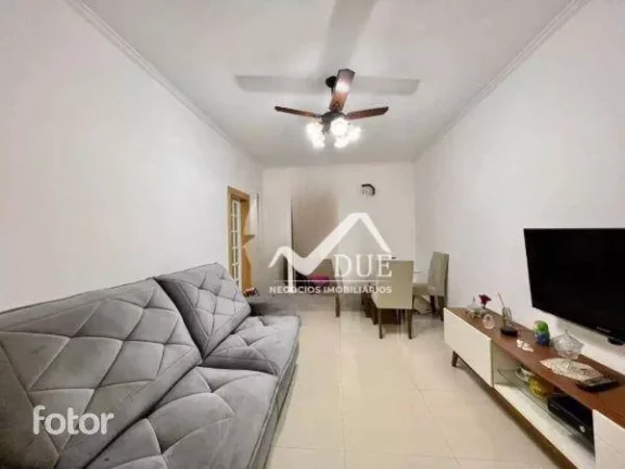 Imagem Apartamento com 2 dormitórios à venda, 90 m² por R$ 465.000 - Aparecida - Santos/SP