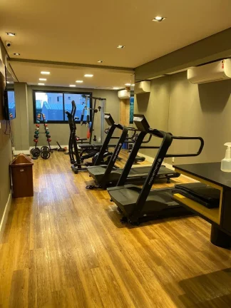 Imagem Lindo apartamento com 43 m², com acabamentos de primeira linha, fogão, armários, bancada da pia e...
