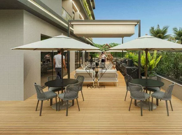 Imagem Flats Studio com varanda / sacada excelente localização nas proximidades de shopping , supermercados e restaurantes no Aeroclube / Bessa - FL0342