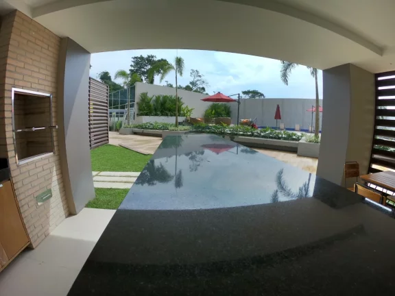 Imagem Apartamento de 2 e 3/4 suíte e varanda piso em porcelanato com Shopping Bosque Grão Pará Colégio Equipe no Cidade Cristal Bairro Planejado de Belém