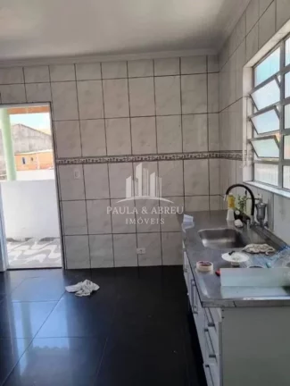Imagem São 3 Casas, uma de 6 Cômodos + 2 Casas de 2 Cômodos, 2 Vagas, Escritura no Vila Assis, Mauá-SP