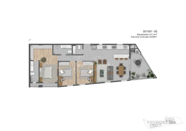 Imagem Apartamento à venda no bairro Mercês em Curitiba/PR