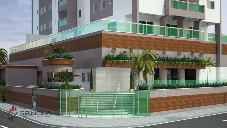 Imagem Apartamento com 2 dormitórios à venda, 56 m² por R$ 410.000,00 - Aviação - Praia Grande/SP