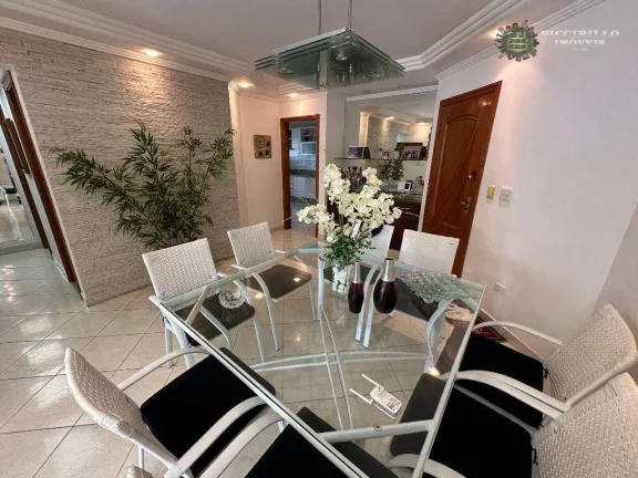 Imagem Apartamento com 3 dormitórios à venda, 134 m² por R$ 1.250.000,00 - Vila Guilhermina - Praia Grande/SP