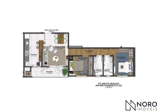 Imagem Venda de Apartamento no Condomínio Mont Blanc , Bairro Dores!