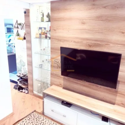 Imagem Ótimo apartamento, 2 dormitórios, sendo 1 suíte, sala 2 ambientes, sacada, cozinha planejada, ár...