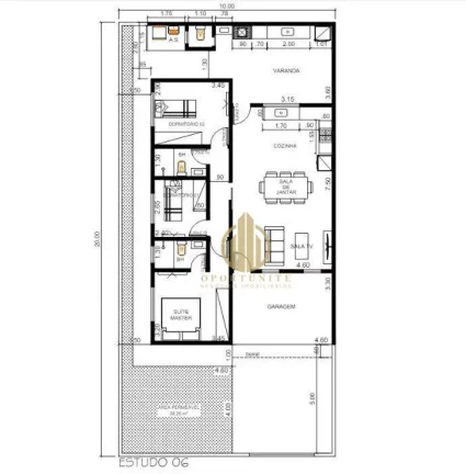 Imagem Casa com 3 dormitórios à venda, 121 m² por R$ 614.000,00 - Santa Cecília - Ribeirão Preto/SP