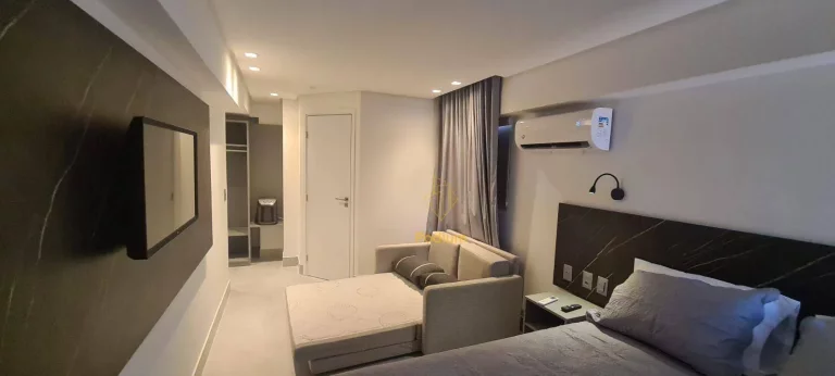 Imagem Flat com projetados e vista para o mar da praia de Manaíra -FL0075