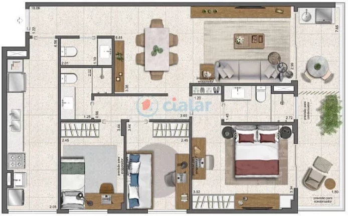 Imagem Studio à venda 1 Quarto 28.59M Gávea Rio de Janeiro - RJ | Parque Sustentável da Gávea - Residencial - Fase 1