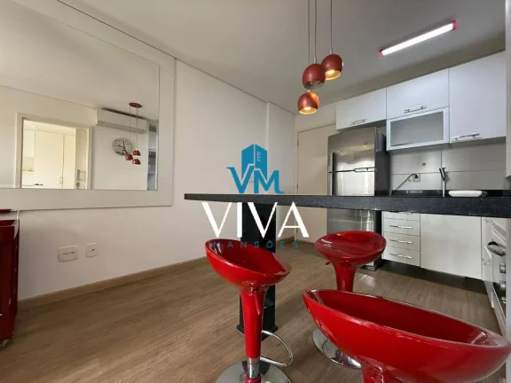 Imagem Loft Mobiliado, 1 suíte, 1 vaga. 40m² R$640.000,00 Living Design Cambuí