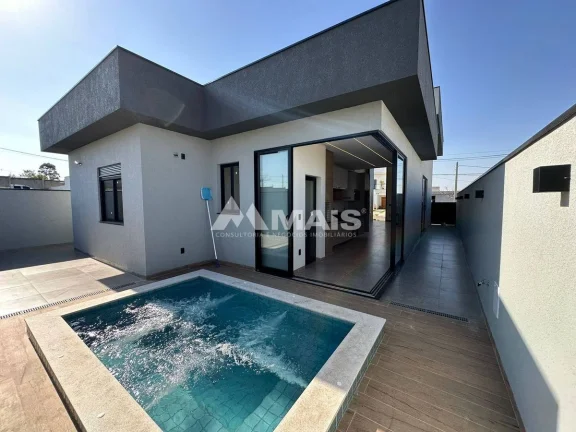 Imagem Casa com 3 dormitórios à venda, 158 m² por R$ 1.300.000,00 - Condomínio Reserva Central Parque - Salto/SP